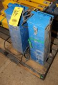 LOT OF PORTABLE WELDING ROD OVENS (2), KEEN MDL. KT-15, 120V/240V - 15-lbs. cap.