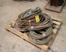LOT OF OXYGEN/ ACETELYN HOSES, on one pallet
