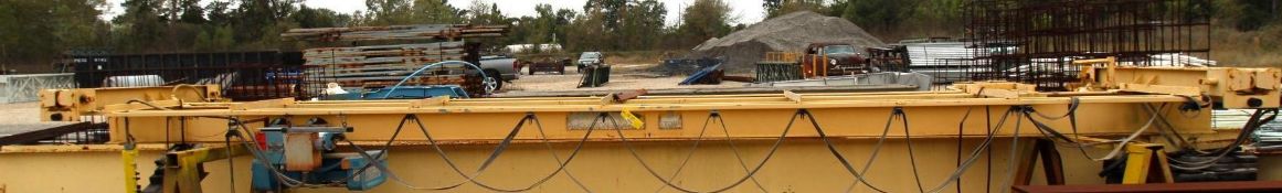 OVERHEAD CRANE SYSTEM, 3 T. PROSERV DOUBLE GIRDER, top running, direct drive, Yale hoist, approx. 27