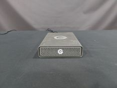 GDRIVE, G1, USB, COMPACT, 4,000 GB, HIGH PERFORMANCE STORAGE HARDRIVE, S/N P4HVY8YB (TAG 22)