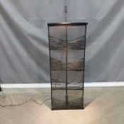 MESH DISPLAY RACK WITH LIGHT AND CASE (TAG 52)