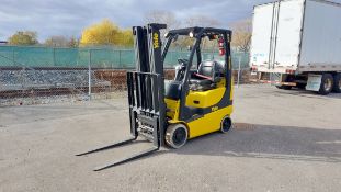 2019, YALE, GLC030VNXEAE082, 3,000 LBS., 3 STAGE, LPG FORKLIFT