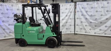 MITSUBISHI, FGC40K, 8000 LBS., 3 STAGE, LPG FORKLIFT