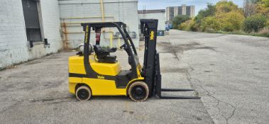 2019, YALE, GLC080VXNKAE088, 8,000 LBS., 3 STAGE, LPG FORKLIFT