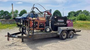 HENNES-JOHNSON, 4520, TRAILED MOUNTED, COLD PROCESS, SPRAY UNIT,