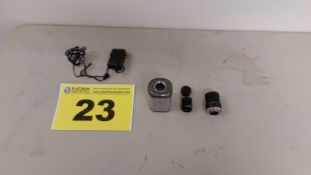 SECURITY SYSTEM COMPONENTS INCLUDING IP NETWORK CAMERA AND (2) C-MOUNT, CCTV LENSES