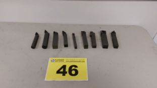 LOT OF LATHE CUTTING TOOLS