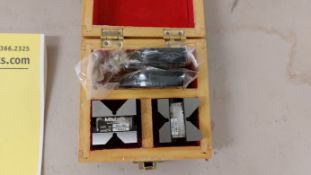 MITUTOYO, 181-901, V-BLOCK SET WITH CLAMPS