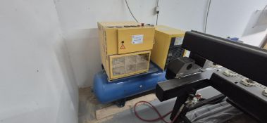 KAESER, AIRCENTER, SX6, 5 HP, ROTARY SCREW AIR COMPRESSOR