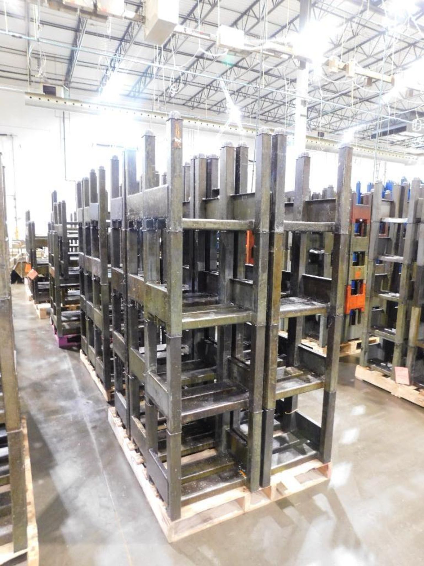LOT: Modular HD Steel Material Racks on (5) Pallets