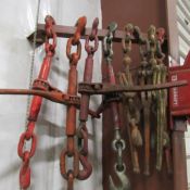 LOT: (8) Chain Binders