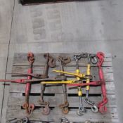 LOT: (6) Ratcheting Chain Binders