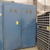 Steel Storage Cabinet w/Contents, 67" W x 24" D x 96" H