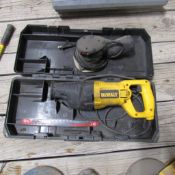 LOT: Dewalt Electric Sawzall, Craftsman Palm Sander