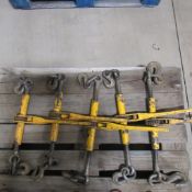 LOT: (6) Ratcheting Chain Binders