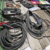 LOT: Welding Power Leads, 220V Electrical Cord