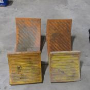 LOT: (4) Large Wheel Chocks