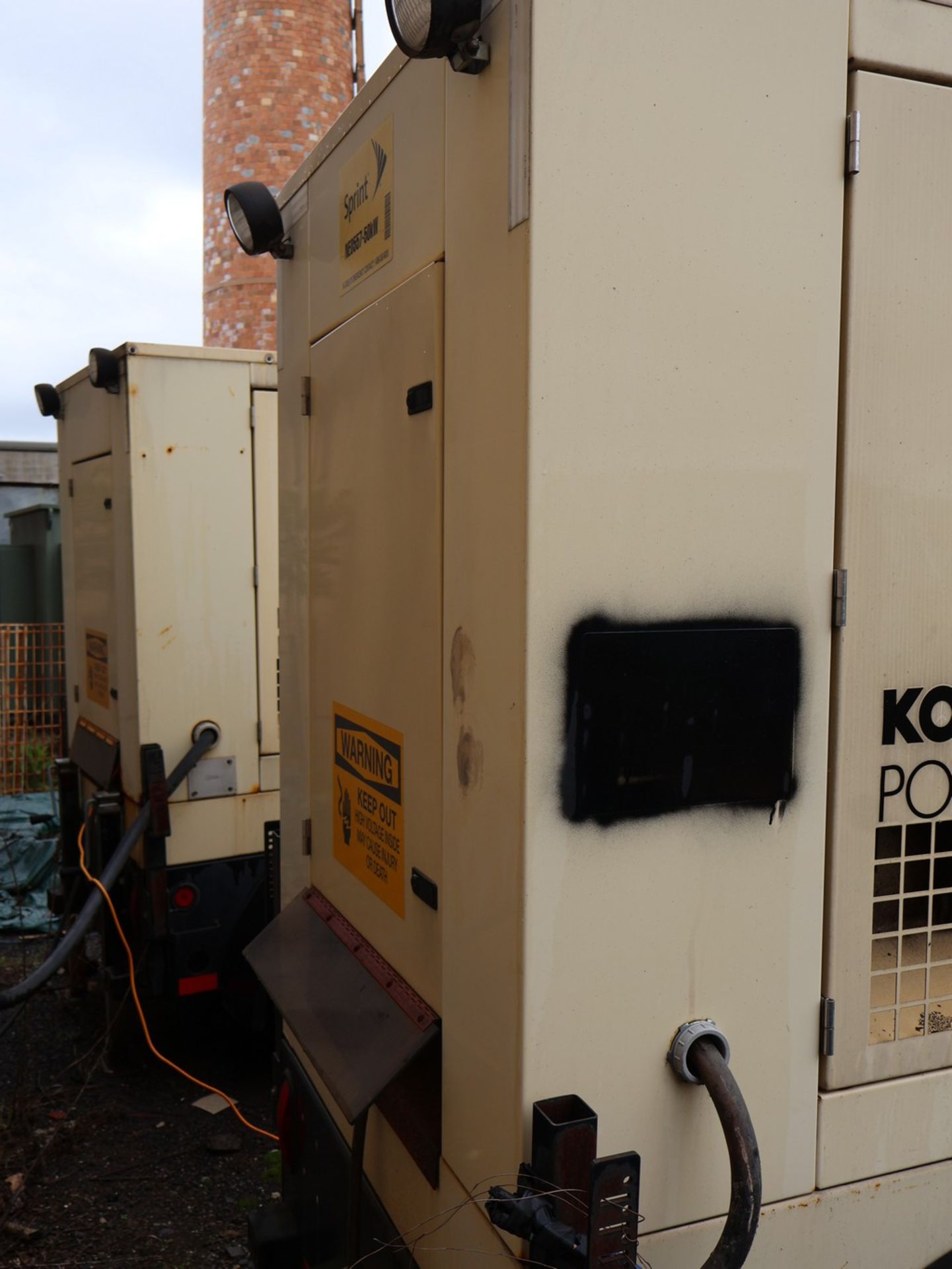 2006 Kohler Power Systems Mdl. 60RE0ZJB 60' Double Axle Tandem ...