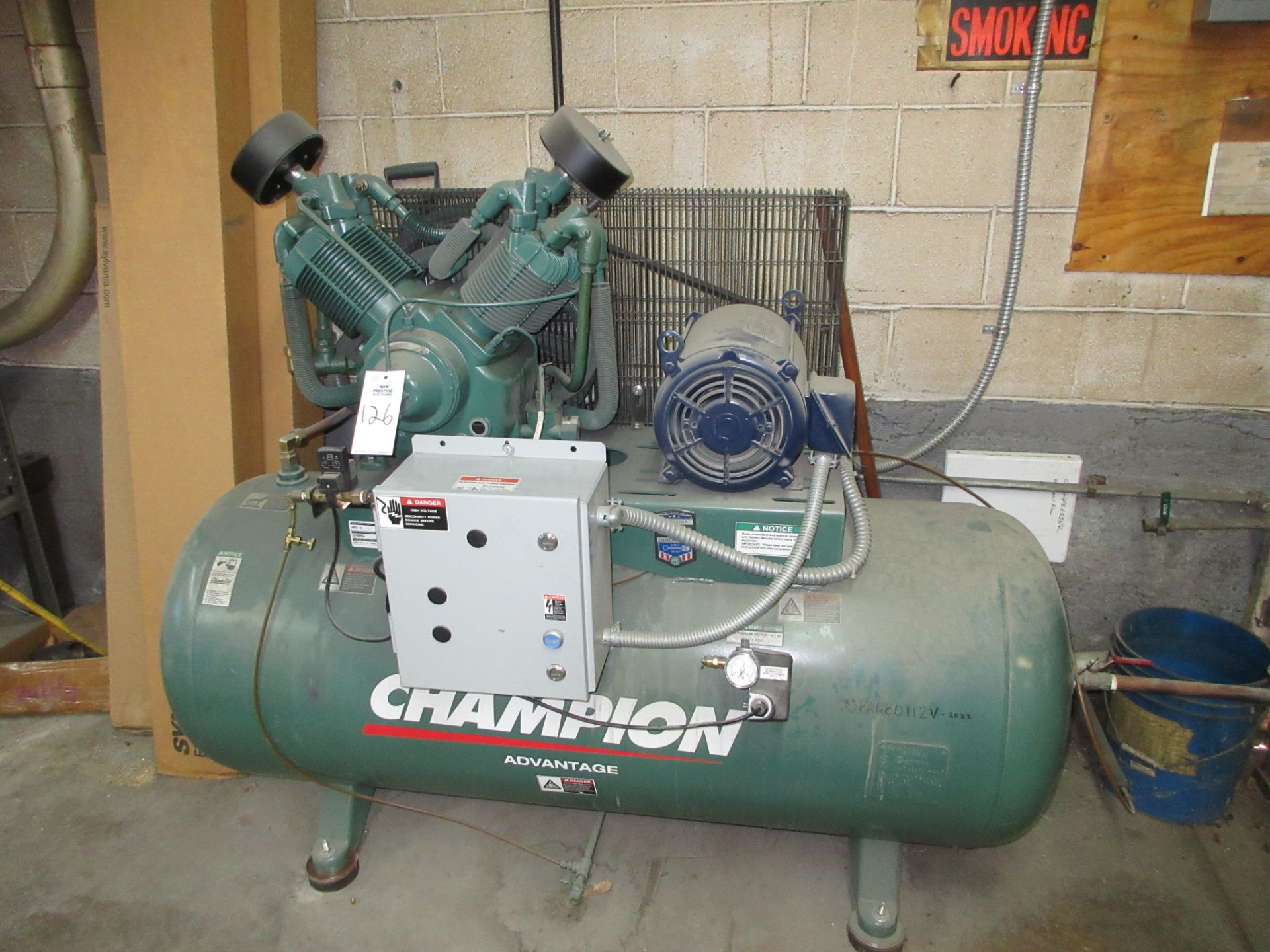 Champion R10 Compressor Champion 10HP 2-Stage Tank Mounted Air Compressor