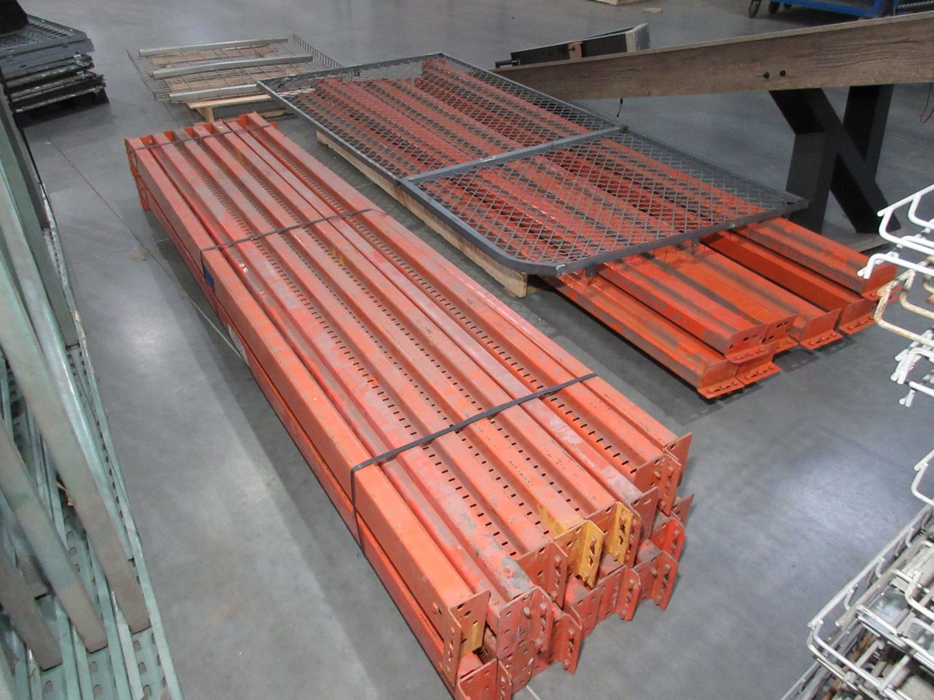 Edge Racking Palelts Lot of Disassembled Pallet Racking. Approx. (22) 12'x42