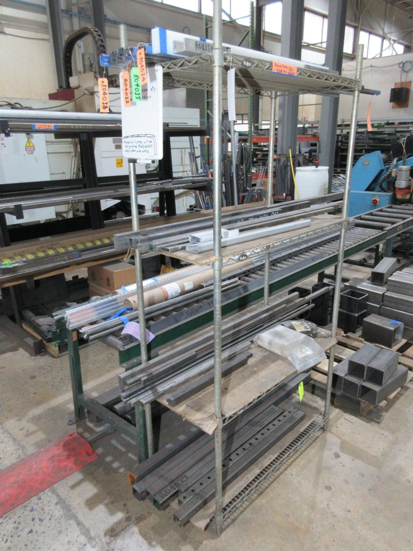 Assorted Material on Racks & (2) Small Pallets of Assorted Material ...