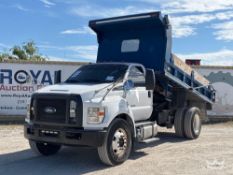 2017 Ford F-650 Mason Dump Truck