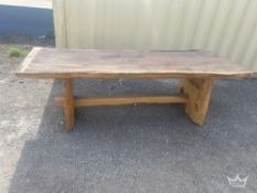 8ft. Teakwood Dining Room Table