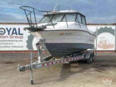 1992 22ft Bayliner BYQ Boat w/ ASPT T/A Boat Trailer