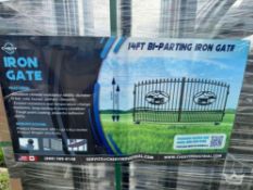 2025 Chery 14ft Bi-Parting Gate Cow Motif Style