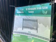 10 ft Wrought Iron Fence