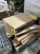 PALLET ASSORTED CARDBOARD BOXES