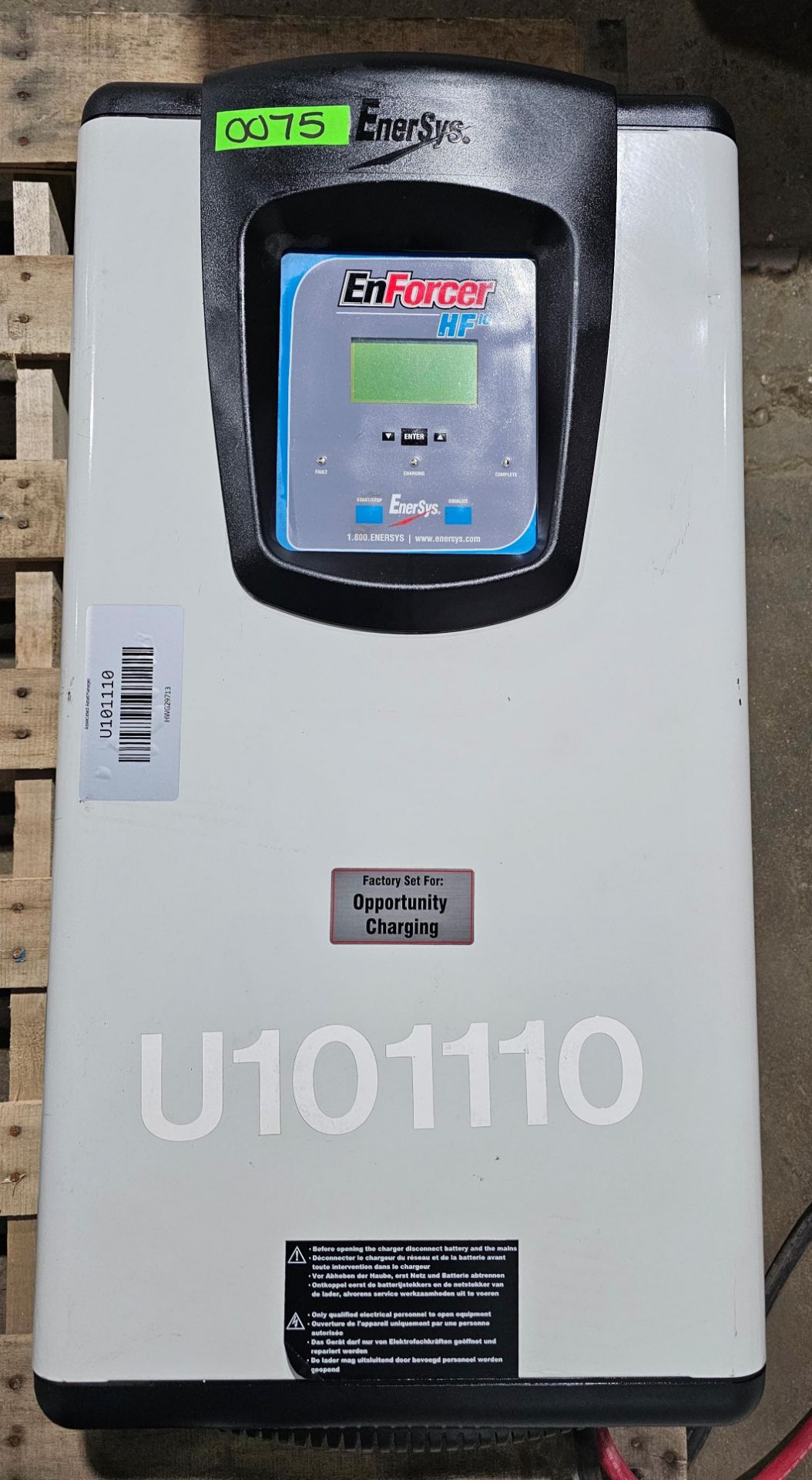 Multi-Voltage Forklift Battery Charger Enersys Enforcer Hf IQ charger ...