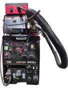 Lincoln FLEXTEC 650x Welder 650 Amp Mig with Lincoln power feed wire feeder with control - Mig gun