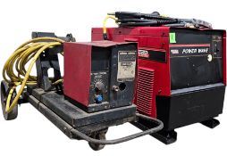 Lincoln Power Wave 455 Lincoln LN-7 Wire Feeder With New Gun and Clamp