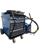 Miller 302 deltaweld MILLER XR Control Wire Feeder w/ extension cable and XR push pull gun Miller