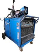 Miller Deltaweld 652 650 Amp Mig Welder with Miller 70 Series 24V 4-wheel Wire feeder w/ New Mig gun