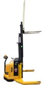 2015 Yale Pallet Stacker 4,000lbs Capacity Electric 24v 3-STAGE MAST with Sept 2025 inspection