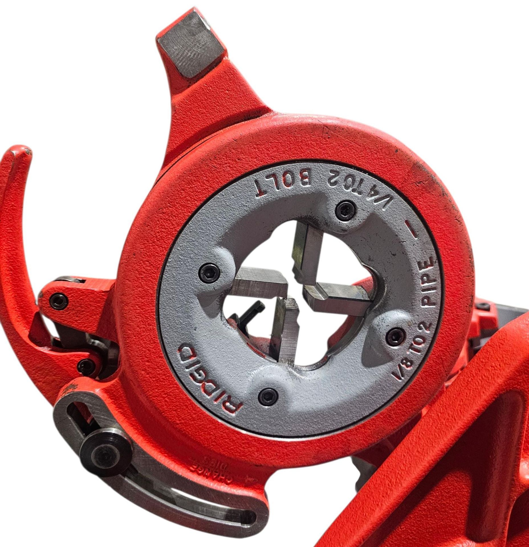 Threader Wheels RIDGID 1224 Pipe threader w/ control pedal and die