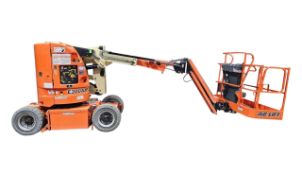 2014 JLG E300-AJP 500 2 Person 48V Zoom Boom lift 30 ft height 20.5ft reach with Non marking