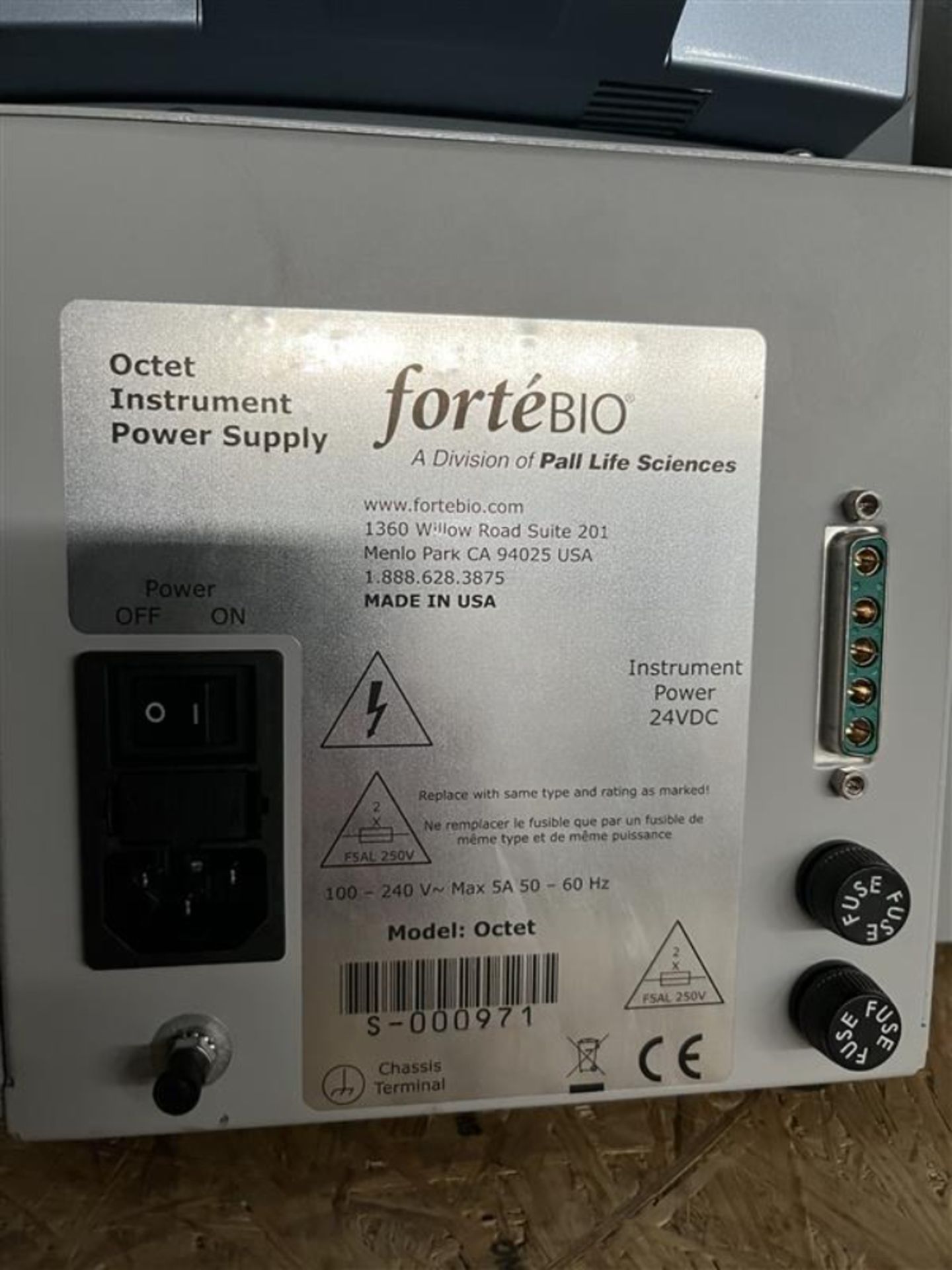 Fortebio Data Fortebio Octet Red 96 Protein Analyzer ,SN: FB-50354, With power supply