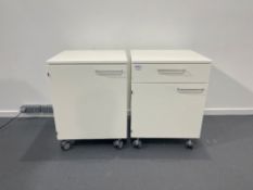 Set of 2 Storage Cabinets, SN: NA