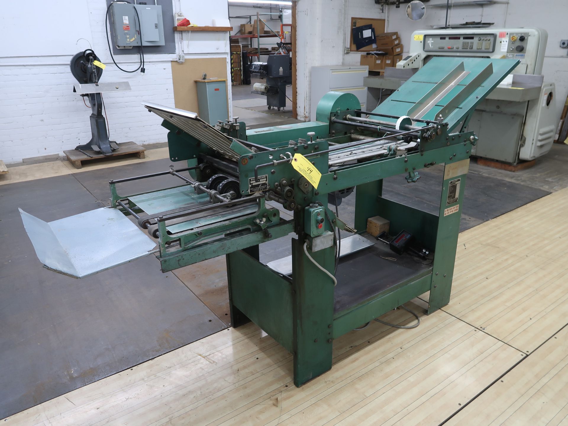 Baumfolder Model 017, 2 Par Folder S/N 40369-P