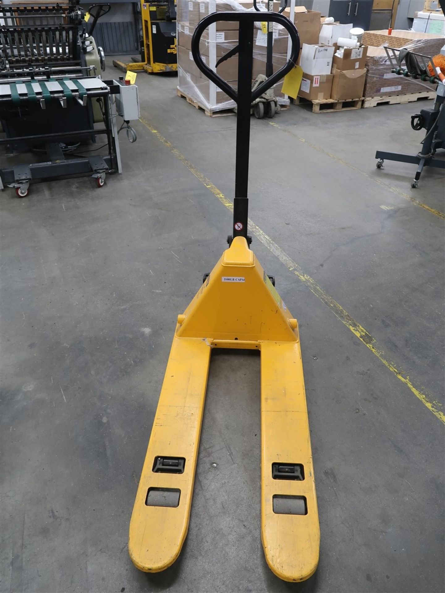 2022 Uline Model H-1366 Hydraulic Short/Narrow Pallet Jack S/N 720764 ...
