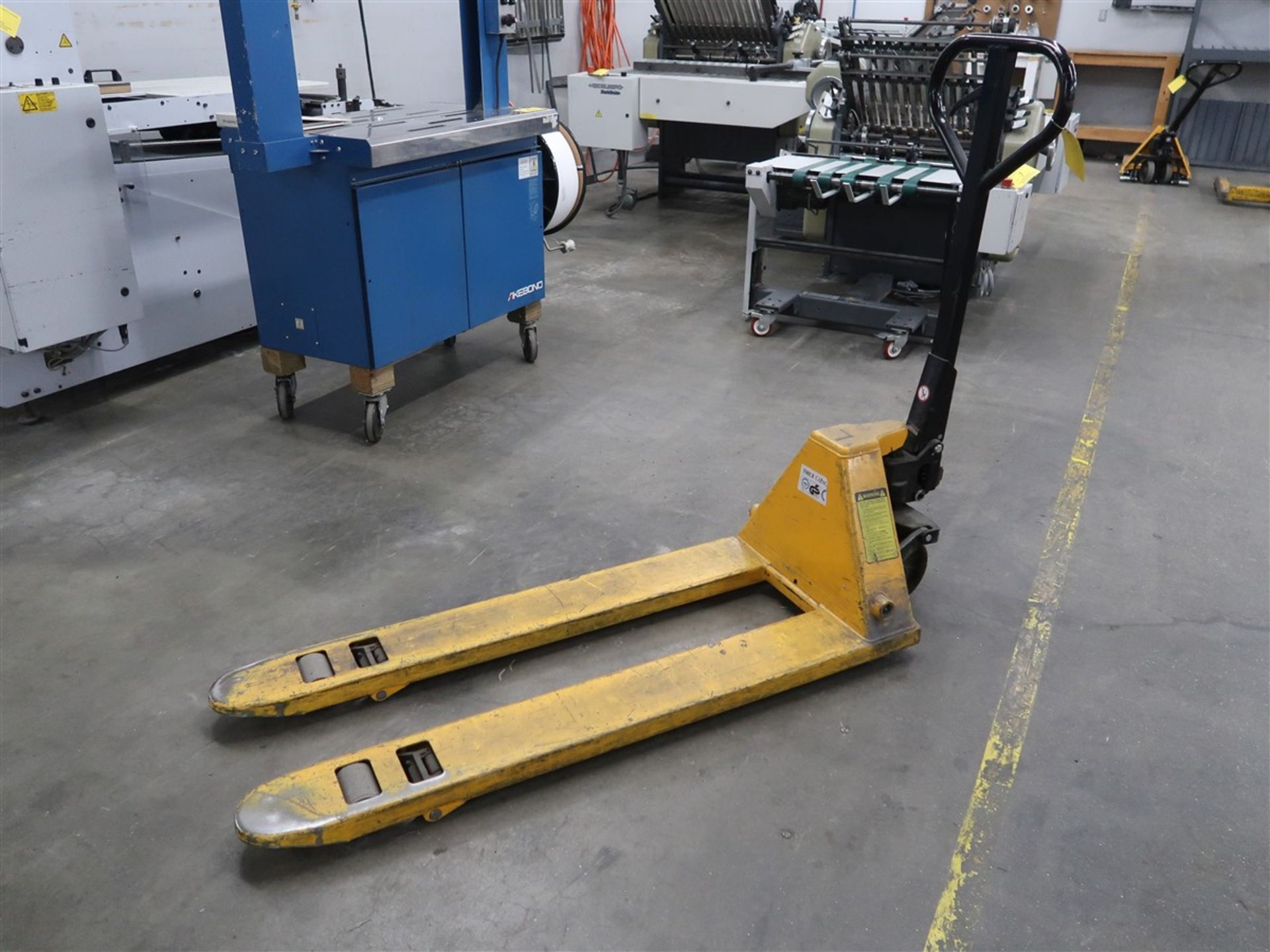 Uline Model H-1193 Hydraulic Pallet Jack, S/N 086586, 5,500 Lb Capacity ...