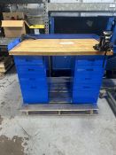 Lista Style Work Bench W/ Vise (Location: Warehouse)