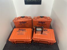 4x Drager 1000 Gas Meter Kits, 1x Drager 1000 Gas Meter Body (Location: 2C)