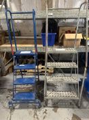 2x 4-Step Rolling Step Ladder (Location: Warehouse)