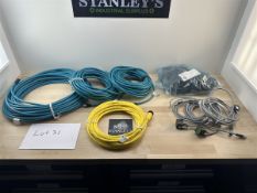 Lot of Cables, Lumberg, Murr Elektronik, Digikey (Location: 2C)