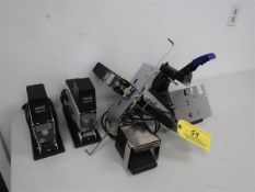 Salco Electric Stapler Model 106 w/ (2) Salco Rapid 105 Electric Staplers