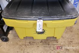 Fisher 74065 All Weather High Density Polypro Sand / Salt Container